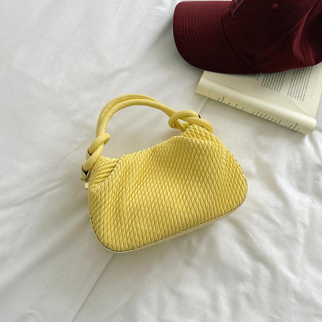 Handmade Woven Bag, Bucket Bag, Crossbody Bag for The Armpit, Commuter Shoulder Bag, Large Capacity Crossbody Bag