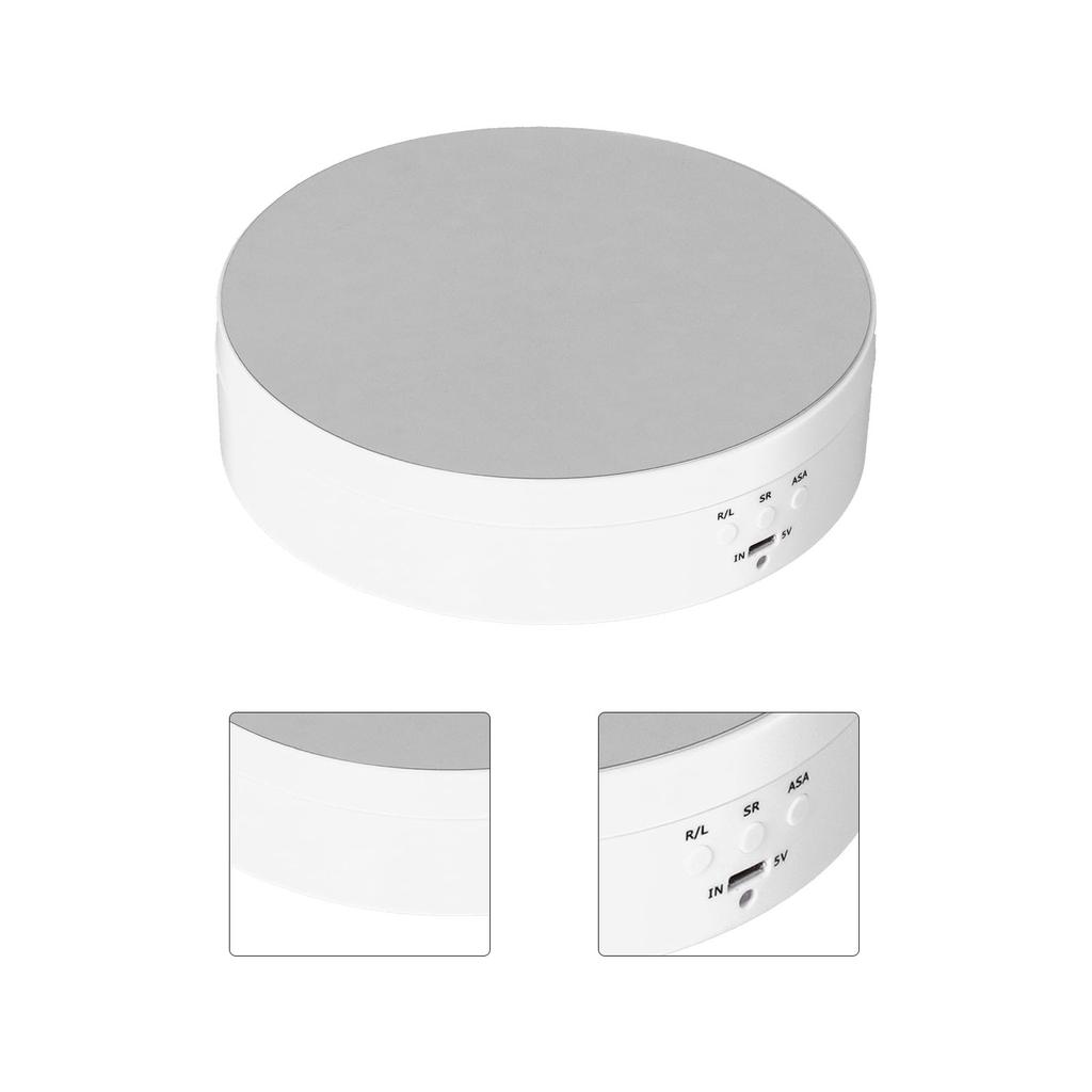 Motorized Rotating Display Stand 138mm Electric Rotating Turntable 3 Speed   USB Powered Jewelry Display Bracket