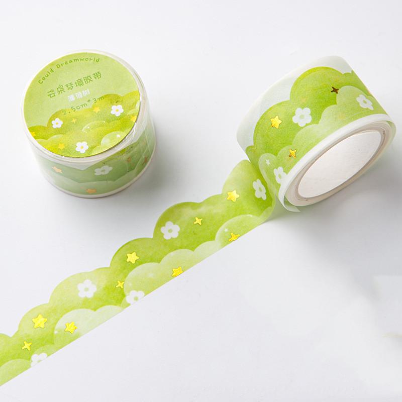 5m Cartoon Animal Plants Pattern Washi Tape Decorative Sticker Stationery Planner Tape Sticker DIY Scrapbooking Journal Decor