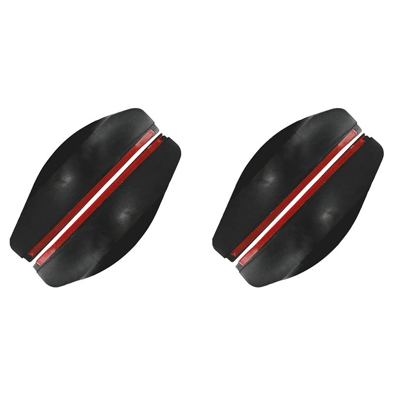 

4Pcs Universal Car Rearview Mirror Rain Eyebrow Auto Car Rear View Side Rain Shield Snow Guard Sun Visor Shade Protector чёрный