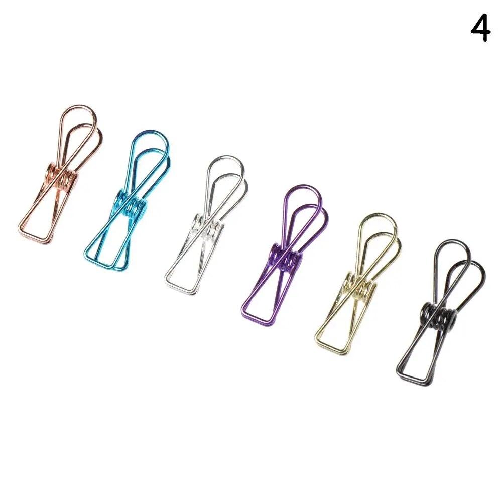 6 Pcs/Set Retro Metal Fish Clip Hollowed Out Design Binder Clip Hand Book Small Book Folder Creative Stationery Office Clip