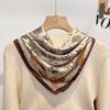 French Small Square Scarf Silk Scarf Women's New 1116 Explosion, Send Mother Foreign Style Fashion High-end Scarf Thin Scarf