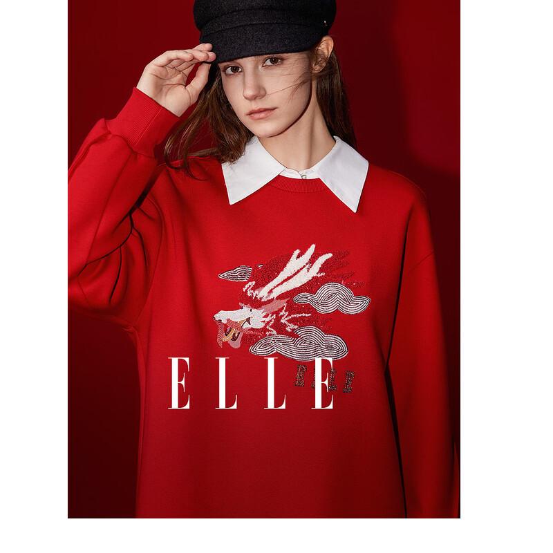 

ELLE Long Sleeve Sweatshirt Dress M