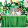 Gonna da Tavolo 6FT per Tavoli Rettangolari Tovaglia Pieghettata Resistente alle Rughe Riutilizzabile Tovaglia con Volant per Natale Baby Shower Festa di Matrimonio Dessert