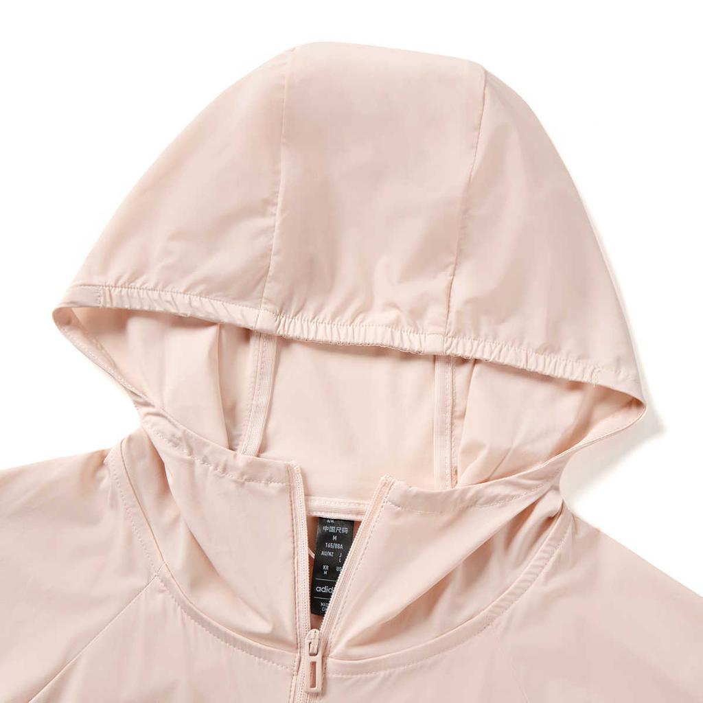 Adidas Fashion Versatile Hooded Skin-Friendly Jacket Women Jacket Pink JL8236