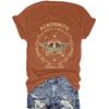 Rock-style Fashionable Casual Daily Vintage 3D Printed T-shirt Short-sleeve Creative Novelty T-shirt