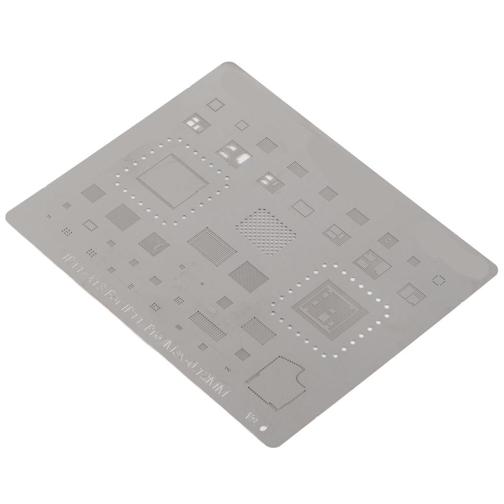Phone CPU BGA Reballing Stencil Reball Rework Template Screen for IPhone 11 Pro Max