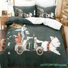 Fashion 3D Gin Tama Bedding Set 3D Printed Suitable For Bedroom Duvet Cover Set With Pillowcases Kids Home Textile