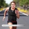3/15/35kg 1-50kg Weight Training Suit Empty Bag Fitness Running Vest Adjustable Weight Jacket Workout Equipment for Jogging