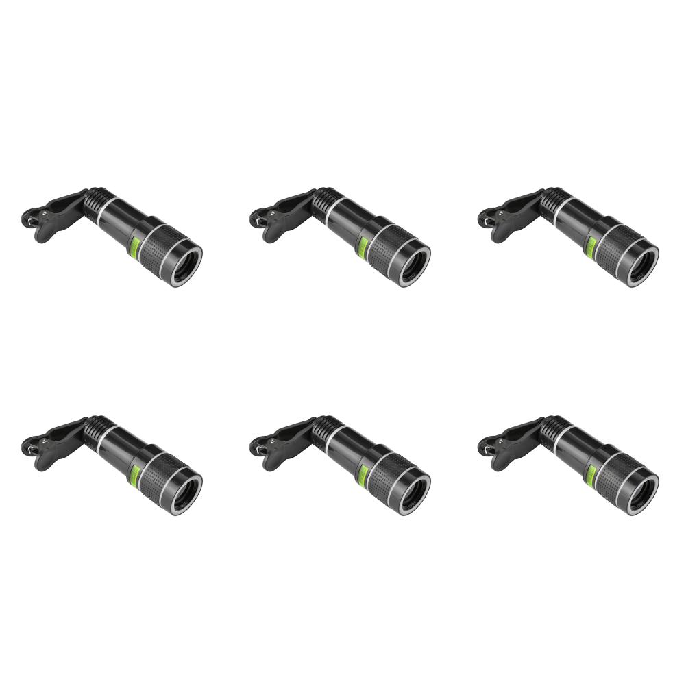 

Универсальный телеобъектив с 20-кратным зумом, внешний объектив для камеры мобильного телефона с зажимом