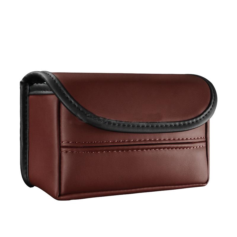 SEAMETAL Auto Taschentuchhalter Innenraum Autositz Kopfstütze Taschentuchbox Universal Papierhandtuchbeutel Hängend Sitzlehne Auto Zubehör