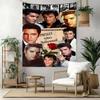 Elvis Wanddeko Wandteppich Kunst Für Haustier-Gedenken Geburtstag Hochzeitsparty Hintergrund Familien-Geschenk