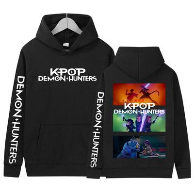 K-pop Demon Hunters 2025 Movie Merch Hoody Men Women Fashion High Quality Fleece Sweatshirt Casual Oversized Long Sleeve Hoodies