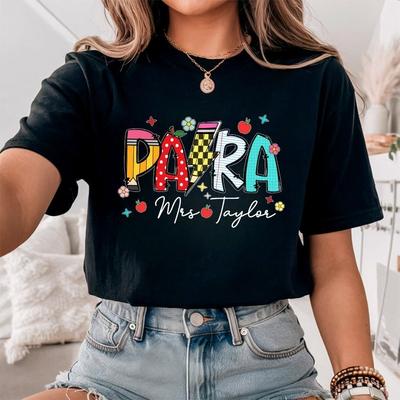 Custom Para Shirt, Custom Paraprofessional Shirt, Personalized Paraprofession...