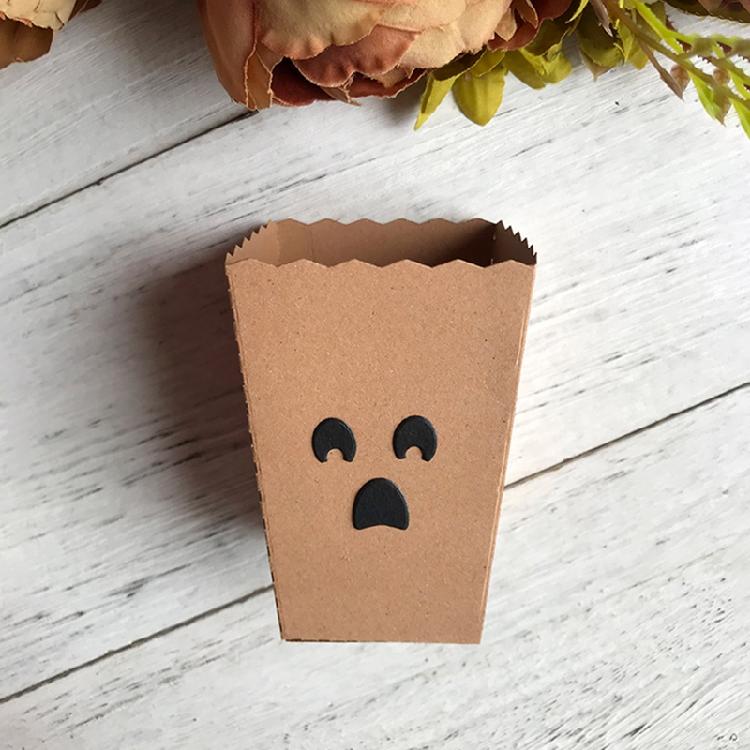 Halloween Popcorn Box Cutting Dies DIY Stamps Crafts Scrapbooking Photo Album