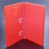 Transparent Game Card Box Red with Book Holder Storage Case Box Plastic Cartridge Holder Shell for Switch 2 For Inserted Cover