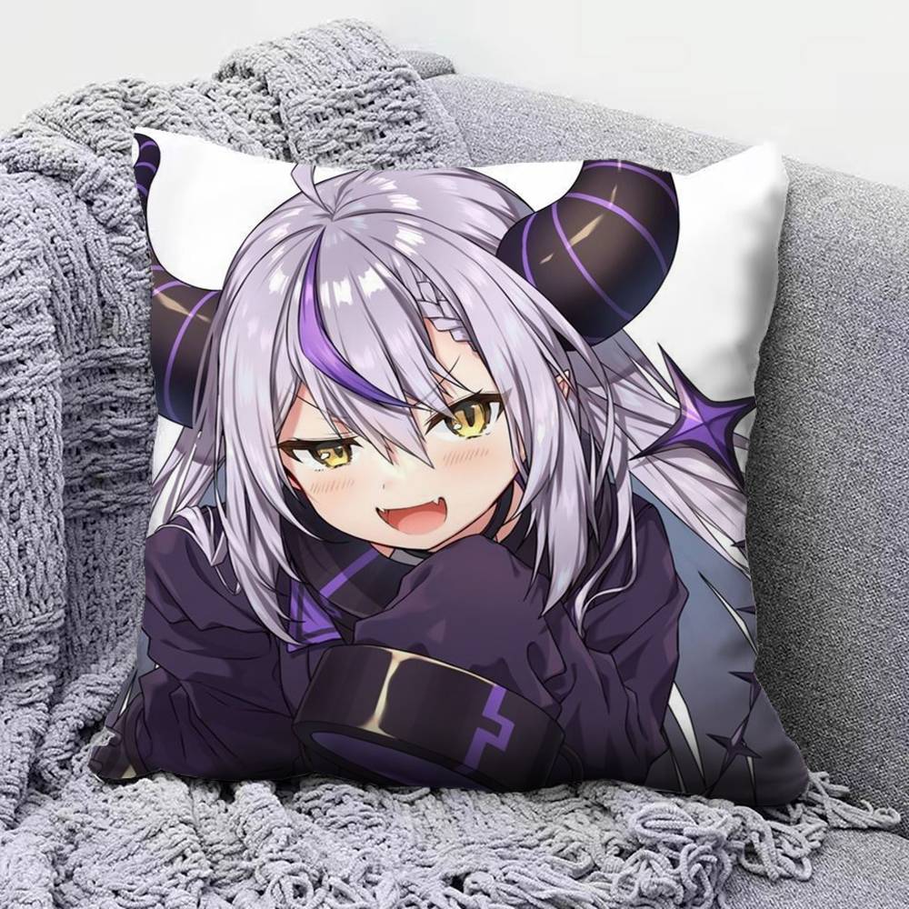 La+ Darknesss Hololive Vtuber Pillow Covers, Home Sofa Cushion Covers And Aecorative Custom