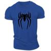 Summer Casual Sports Fashion 3D Printed Spider Adult Crewneck Short Sleeve Large Size Men's T-shirt Loose Quick Dry Comfortable