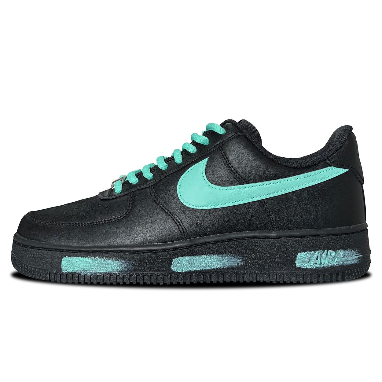 

Nike Air Force 1 Abrasion Resistant Balance Low top Skateboard Shoes Unisex Black Green CW2288-001(Team1572-) 40