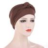 Comfortable Polyester Turban Hat With Braid Design For Men And Women