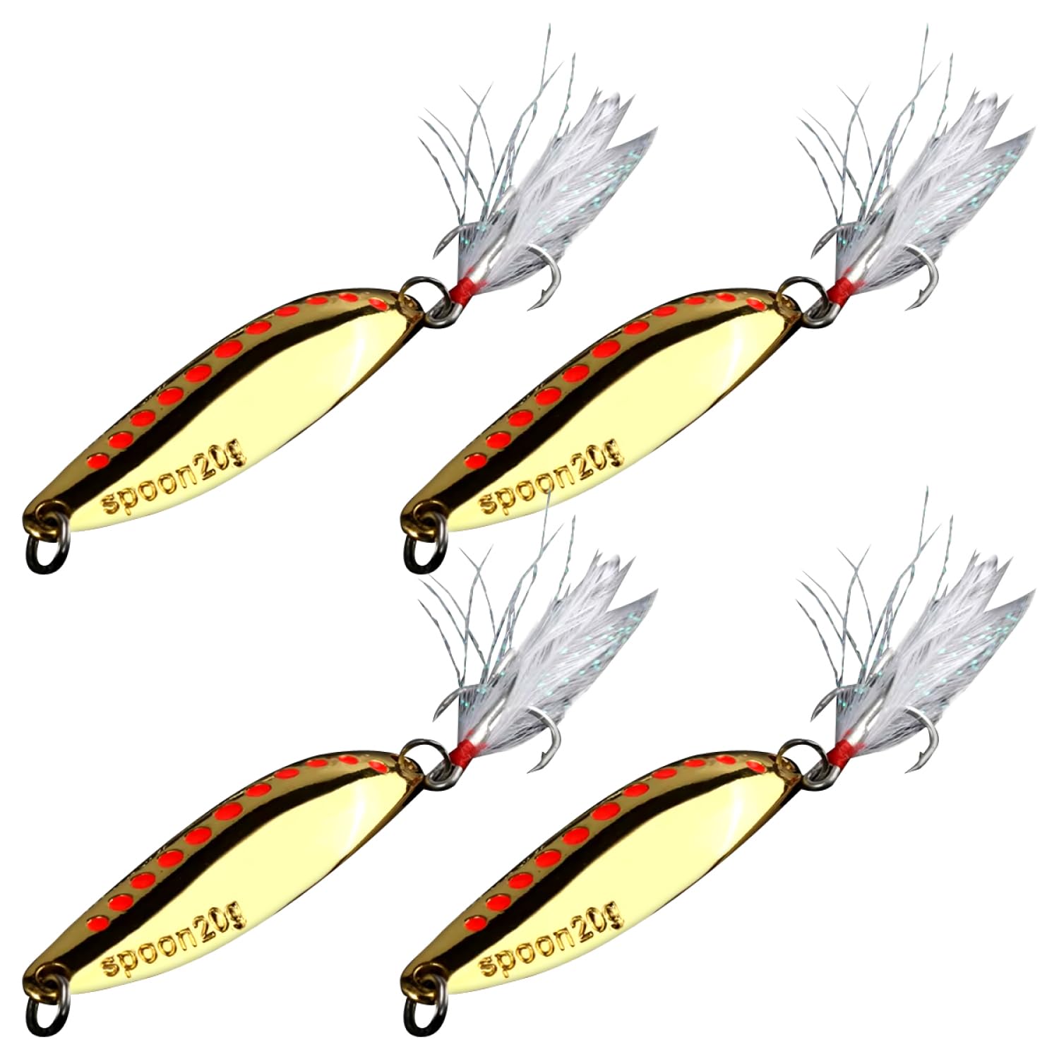 RIZES Heavy Jig Salt Big Spoon Lure Fishing Metal Spinner 20g