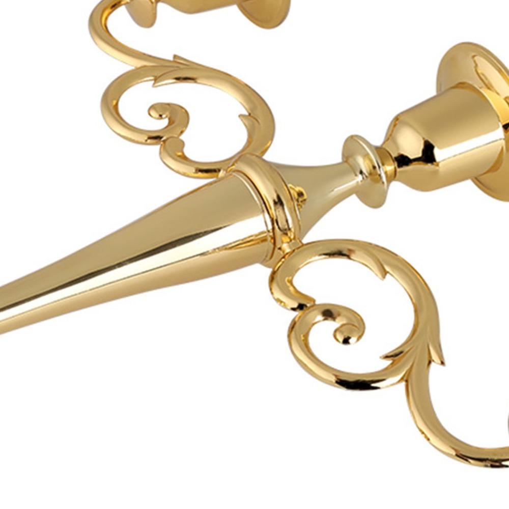 3 Arm Candle Candelabra Polished Finish Candlestick Holder Taper Candle Holder Wedding Decor
