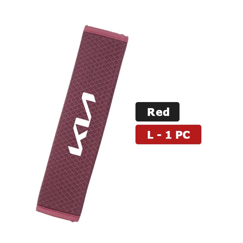 CAONU1 Car Adjustable Ice Silk Shoulder Cover Seat Belt Pad Strap Padding Accessories For KIA Ceed Sportage Rio K5 K2 Optima Cerato