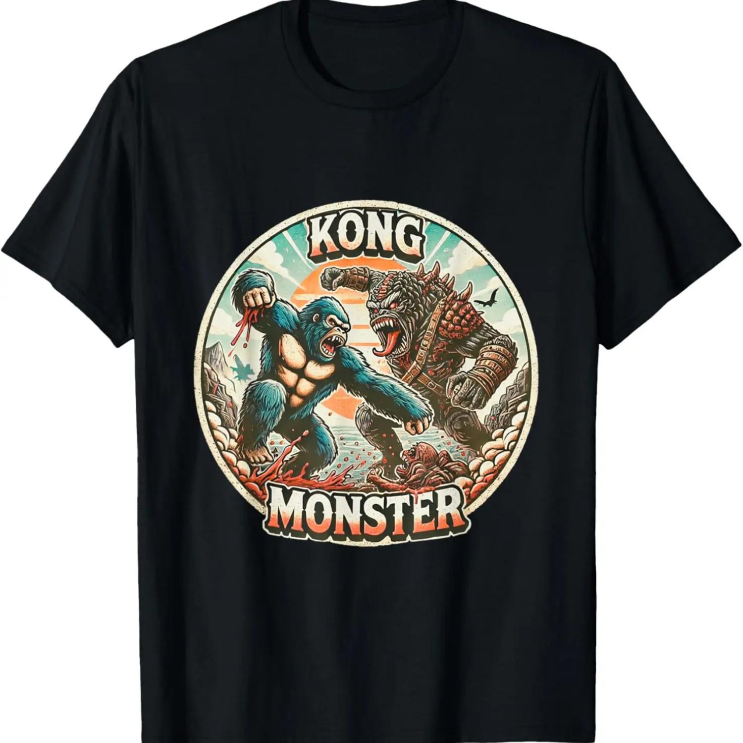 Vintage Kong VS Monster Graphic tees T-Shirt S