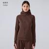 New Thickened Thermal Hooded Jacket Women's Outdoor Fitness Sweater Yoga Jacket Sports Top