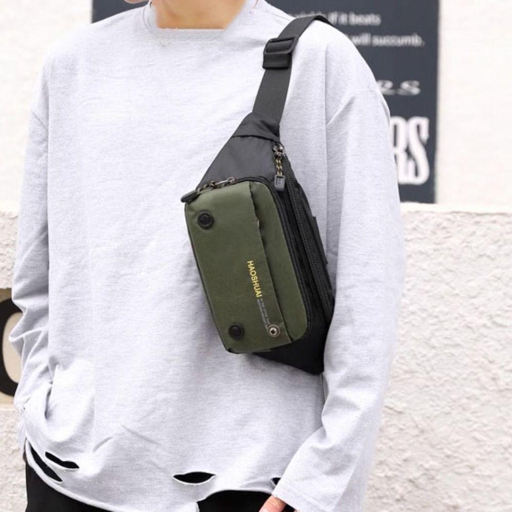 Multi-functional Men Waist Bag Multi-pocket Chest Bag Versatile Sports Fanny Pack  Climb