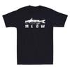 Catfish Meow Funny Catfishing Fishing Fisherman Gift Vintage Men's Black T-shirt