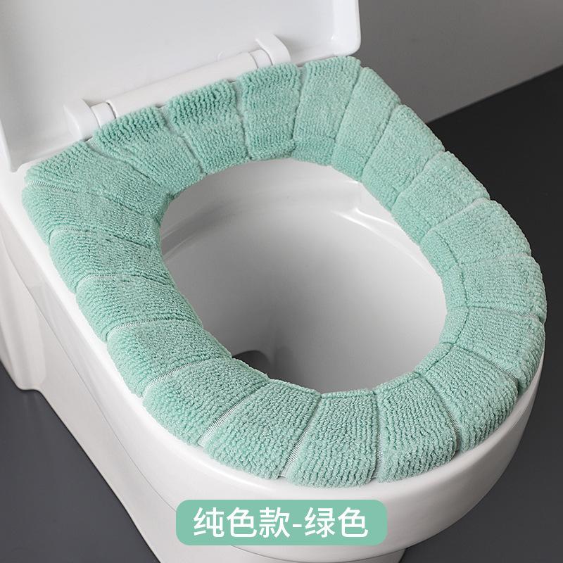 Toilet Cushion Thickened Plush O-shaped Toilet Cushion Universal  Toilet Cover Plush Toilet Cover #2856