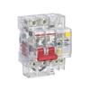 DELIXI Transparent Earth Leakage Circuit Breaker with RCD Switch, 1P+N/2P/3P/4P, 32A/63A Air Switch.