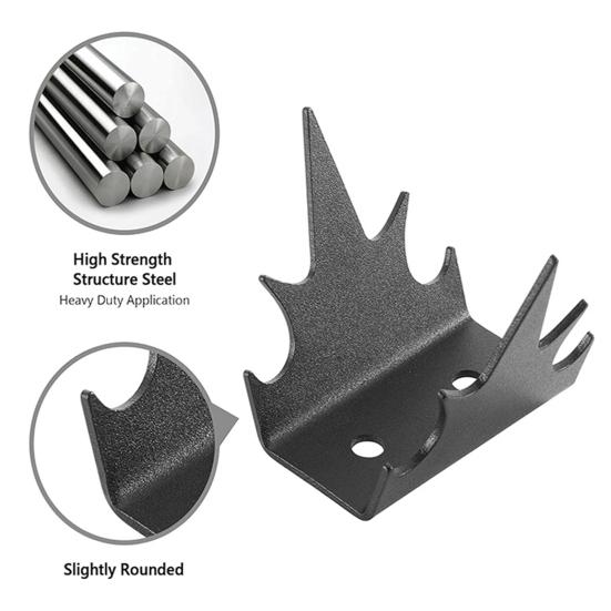 4/8 Peças Prego de Cerca Espigões de Cerca Anti-Escalada Resistente às Intempéries Barreira de Segurança Espigões de Cerca Comercial