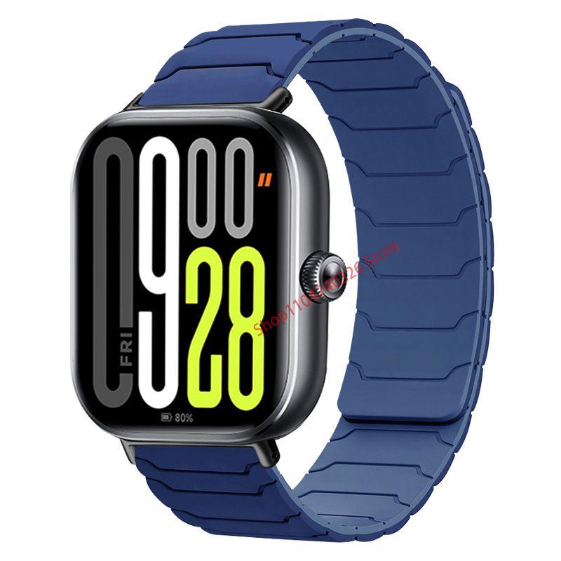 

Магнитный спортивный ремешок для Redmi Watch 5 4, силиконовый сменный ремешок для Xiaomi Mi Band 9 Pro/Mi Band 8 Pro, аксессуары для браслета For Redmi Watch 5 4