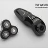 4D Washable Electric Shaver with Floating Three-Blade High-Power Razor