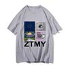 Zutomayo Albums Printing T-shirt Men and Women Couples Oversize Drop Shoulder Tide Short Sleeve Popular Loose Cotton Clothes