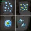Fata dei Fiori Mandala Fluorescente Adesivo per WC Decorazione Bagno Coperchio WC Decalcomania Decorativa Autoadesiva Rimovibile