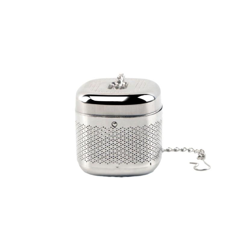 

Stainless Steel Tea Infusager Ball Square Tea Leakage Filter Tea Ware Tea Filter Extra Fine Mesh Loose Tea Steeper Mesh Filter