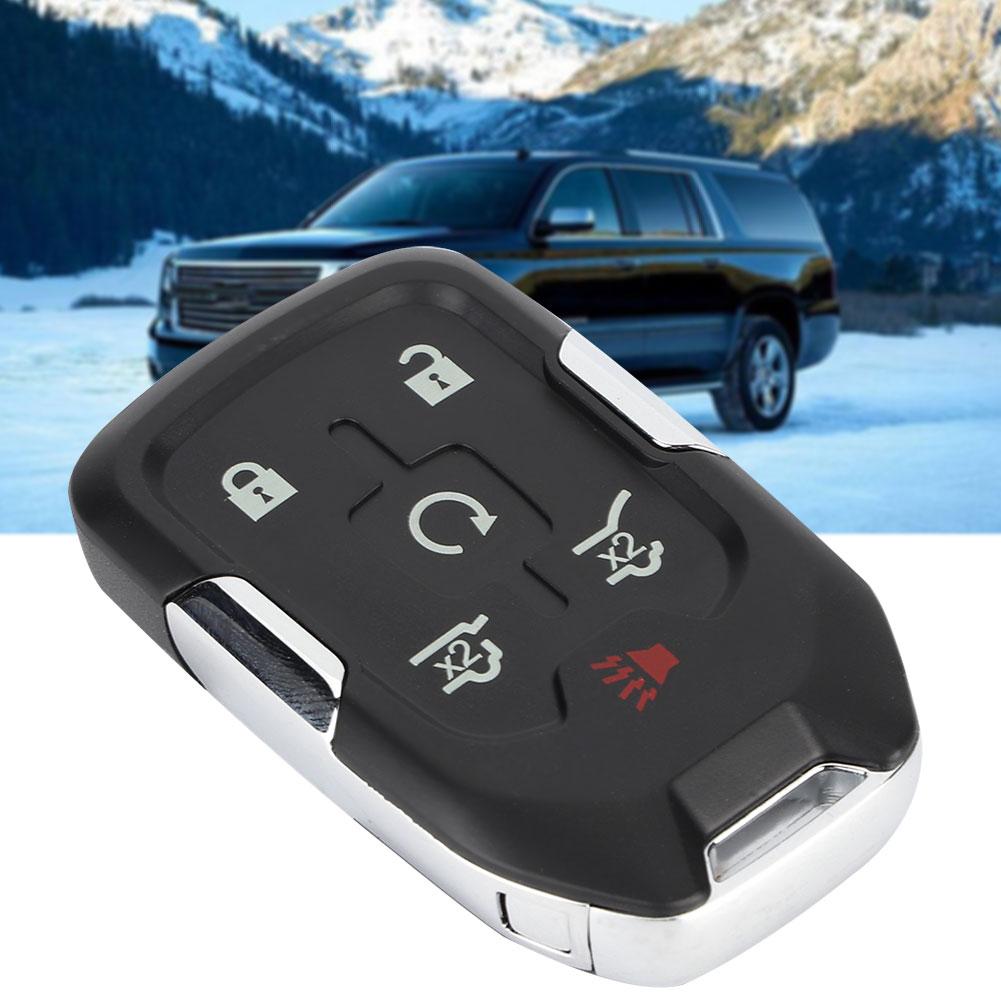 Guscio Porta Chiavi a Scatto per Telecomando Auto a 6 Pulsanti Adatto per Chevrolet Suburban Tahoe Yukon XL 13580802