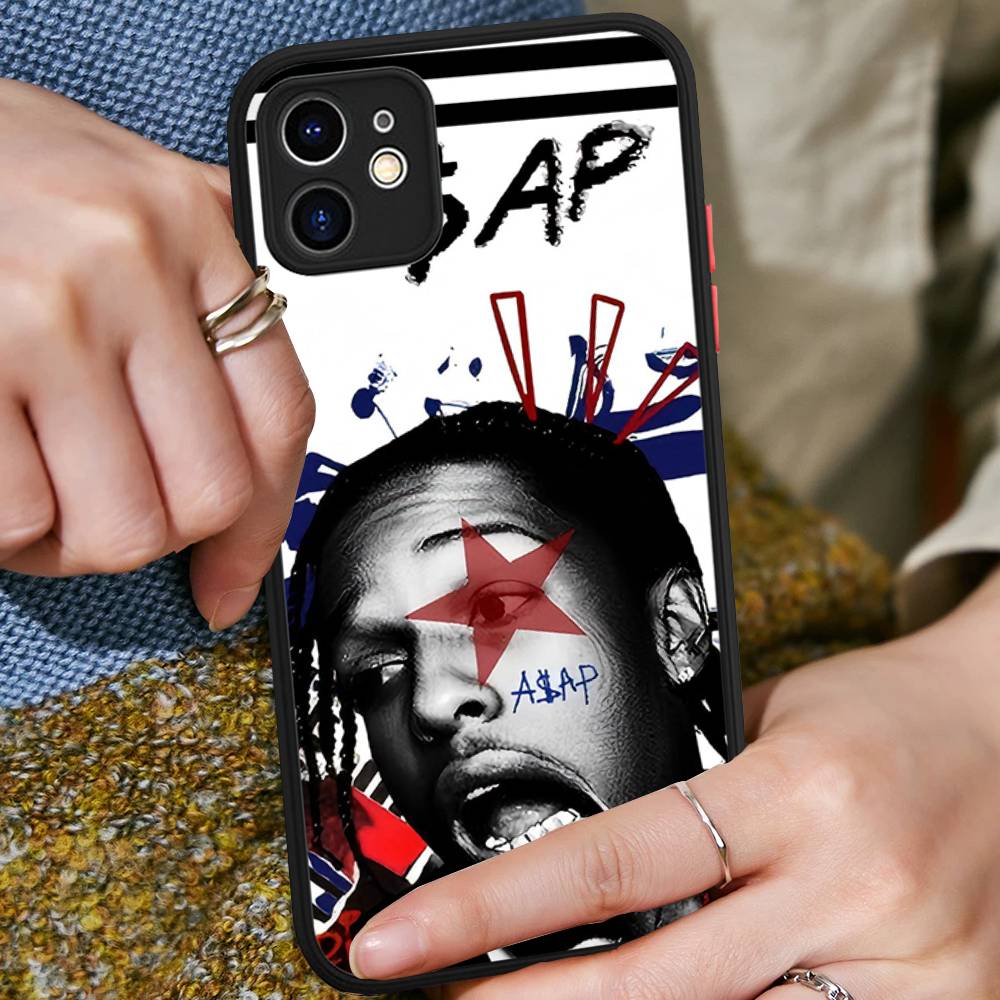 Hip Hop Rapper A-Asap R-Rocky Film Handyhülle Für iPhone 11 12 13 14 15 16 Pro Plus X XS MAX Mattes Bumper Stoßfeste Hülle