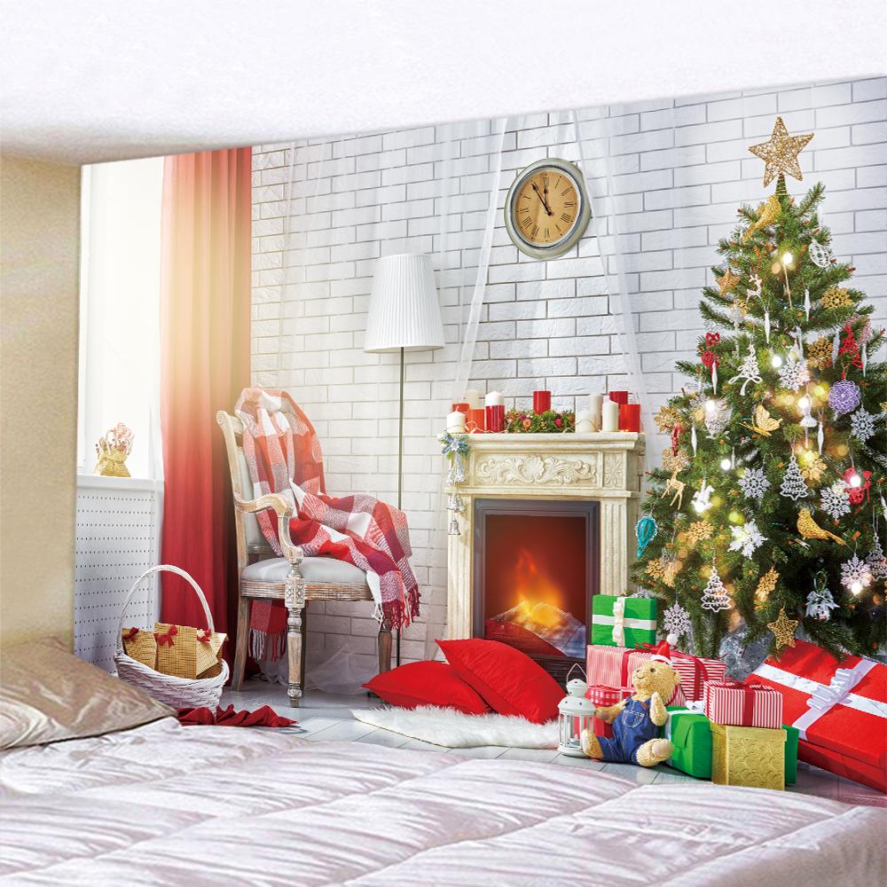 

Рождественская елка шкаф психоделическая сцена домашний декор гобелен Таро Бохо настенный декор для комнаты фон ткань 100x75cm