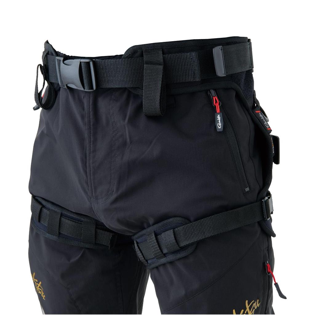 Gamakatsu CORDURA Hip Guard GM3726 Black Back L (High Type)