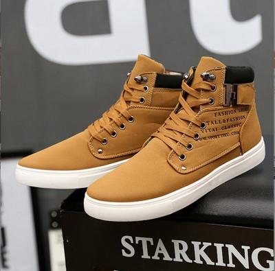 New Arrival Men's High Top Casual Shoes Spring Autumn High Top Sneakers High Quality Retro Fashion Men Boots Zapatillas Hombre