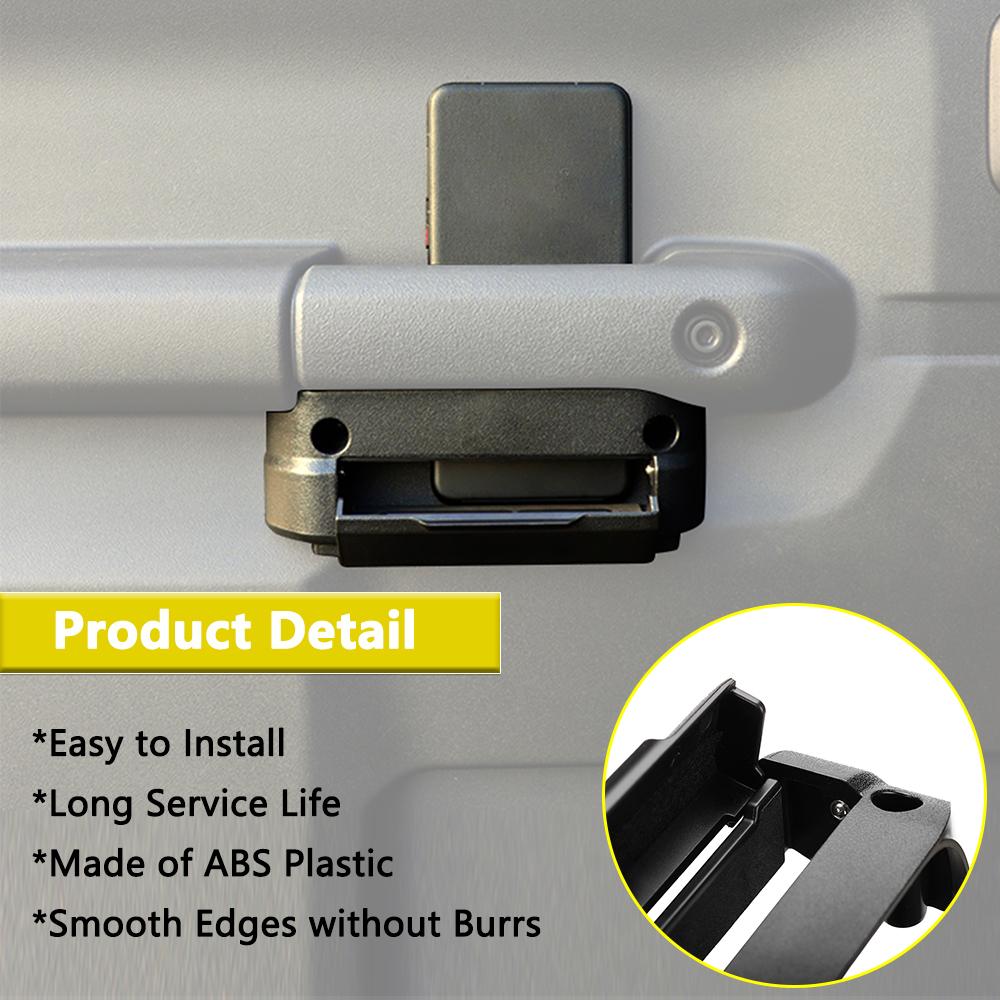Inner Door Grab Handle Storage Organizer for Suzuki Jimny GL XL 2019-2026 3/5-door Armrest Storage Box Interior Car Accessories