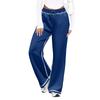 Women's Wide Leg Pants With High Waisted Straight Leg And Spliced Pocket Casual Pants