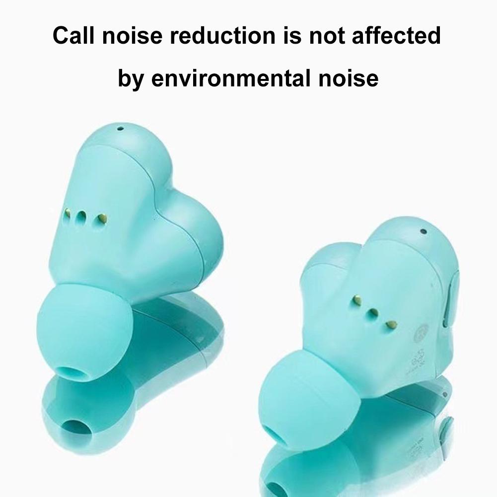 Wireless Earphones Hi-Fi Stereo Headphones Heartbuds Bluetooth-compatible In Ear Noice Cancelling Girl Gift