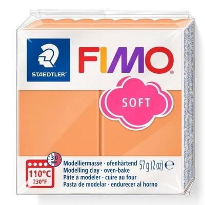 Knetmasse - STAEDTLER - FIMO SOFT - 57 Gramm - Papaya-Sorbet - Leicht zu kneten