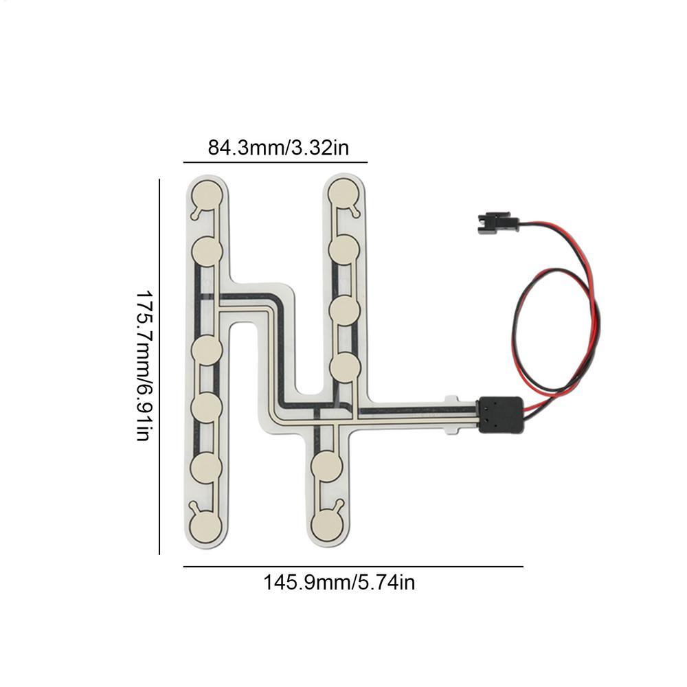

Car Seating Pressure Sensor Automobile Car Safety Belt Pressure Sensor Reminder Light and Sound Warning Driving Accessories