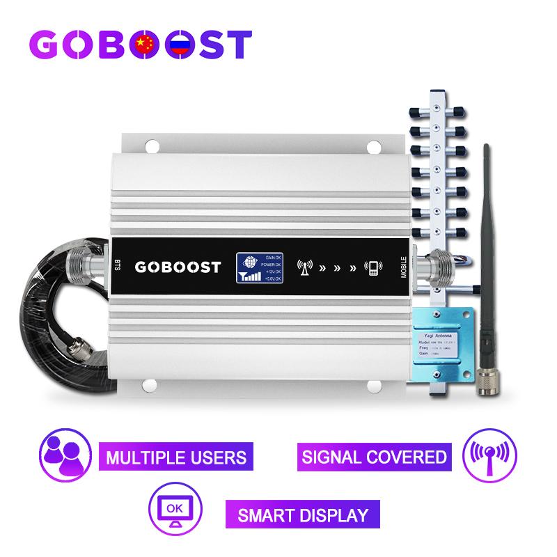 GOBOOST LTE 4G DCS 1800MHZ Сотовый усилитель сигнала ЖК-дисплей ...